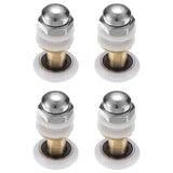 20mm Drawer Rollers, 4 Pcs Nylon Positioning Pulleys Small Drawer Pulley Replacement Wheel for File Cabinet Slides, White