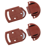2Pairs Old-Fashioned Wardrobe Sliding Door Roller Gear Track Panel Internal Kit, Furniture Sliding Door Pulley Accessories In Australia - Darrahopens