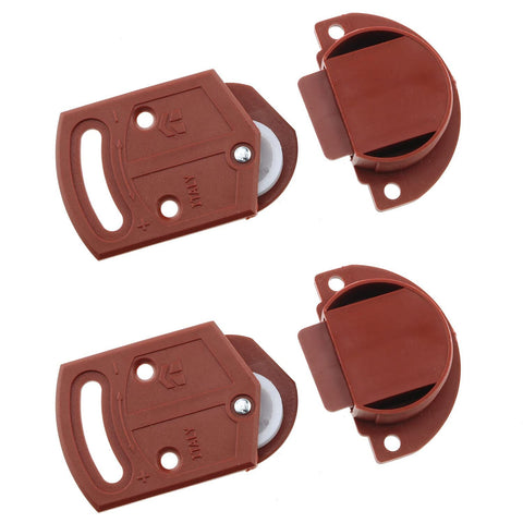 2Pairs Old-Fashioned Wardrobe Sliding Door Roller Gear Track Panel Internal Kit, Furniture Sliding Door Pulley Accessories In Australia - Darrahopens