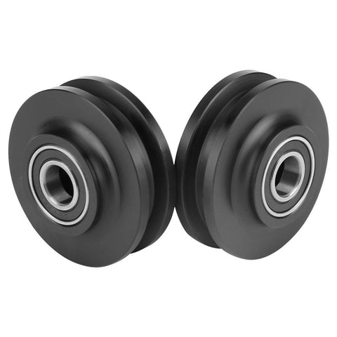 Barn Door Pulley Door Wheels, Hardware Sliding Door, 2 Pcs Sliding Barn Door Wheels Sturdy Door Rollers for Cabinet Window Pulley In Australia - Darrahopens