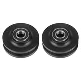 Barn Door Pulley Door Wheels, Hardware Sliding Door, 2 Pcs Sliding Barn Door Wheels Sturdy Door Rollers for Cabinet Window Pulley In Australia - Darrahopens