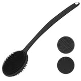 Silicone Back Scrubber for Shower, Bath Body Brush with Long Handle, Double Sided Shower Brush for Shower Exfoliating and Massage In Australia - Darrahopens