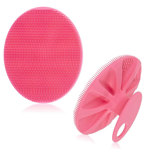 Soft Silicone Body Cleansing Brush Shower Scrubber, Gentle Exfoliating and Massage for all Kinds of Skin (Pink) In Australia - Darrahopens