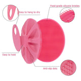 Soft Silicone Body Cleansing Brush Shower Scrubber, Gentle Exfoliating and Massage for all Kinds of Skin (Pink) In Australia - Darrahopens