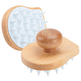 Scalp Care Brush, Shower Brush Scalp Scrubber Exfoliator with Soft Silicone Bristles for Dandruff Removal, Hair Growth (White) In Australia - Darrahopens