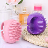 3 Pcs Hair Scalp Massager Shampoo Brush, Silicone Scalp Brush Handheld Shower Scalp Scrubber Cleansing Brush for Removing Dandruff