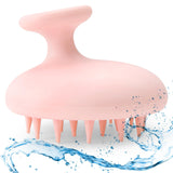 Silicone Scalp Scrubber Shampoo Brush,Scalp Brush for Hair Growth  Dandruff Removal,Hair Shampoo Brush for Scalp Exfoliator (Pink) In Australia - Darrahopens