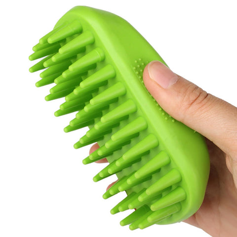 Rubber Shower Wash Curry Brush for Short Long Haired Dogs Cats Shedding Grooming and Massage, Pet Rubber Brush Removes Loose In Australia - Darrahopens