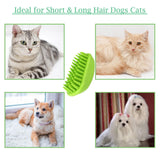 Rubber Shower Wash Curry Brush for Short Long Haired Dogs Cats Shedding Grooming and Massage, Pet Rubber Brush Removes Loose In Australia - Darrahopens