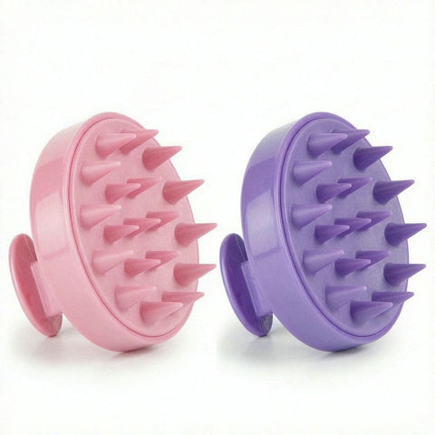 2 Pack Hair Scalp Massager Shampoo Brush with Soft Silicone Bristles for Dandruff Removal & Hair Growth, Scalp Scrubber for Scalp In Australia - Darrahopens