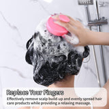 2 Pack Hair Scalp Massager Shampoo Brush with Soft Silicone Bristles for Dandruff Removal & Hair Growth, Scalp Scrubber for Scalp In Australia - Darrahopens