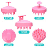 2 Pack Hair Scalp Massager Shampoo Brush with Soft Silicone Bristles for Dandruff Removal & Hair Growth, Scalp Scrubber for Scalp In Australia - Darrahopens