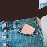 LED Compact Travel Makeup Mirror with Light for Purse, 2-Sided, Portable, Folding, Handheld, Small Lighted Mirror for Gift, Pink In Australia - Darrahopens