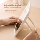 Makeup Mirror Touch Screen Vanity Mirror with LED Brightness Adjustable Portable USB Rechargeable Makeup