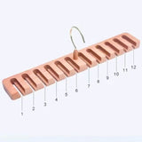 2 in 1 Wooden Wall Mount Belts Organizer, Belt Rack Organizer with 360° Swivel Hook, Tie and Belt Organizer In Australia - Darrahopens