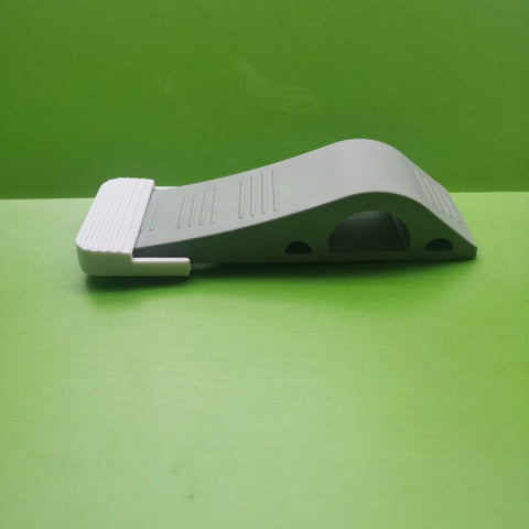 Door Stoppers - Pack of Rubber Door Wedge for Carpet, Hardwood, Concrete and Tile - Home Improvement Accessories - Gray
