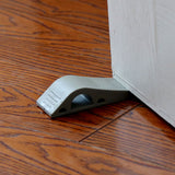 Door Stoppers - Pack of Rubber Door Wedge for Carpet, Hardwood, Concrete and Tile - Home Improvement Accessories - Gray
