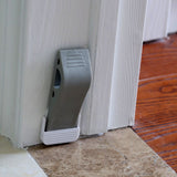 Door Stoppers - Pack of Rubber Door Wedge for Carpet, Hardwood, Concrete and Tile - Home Improvement Accessories - Gray