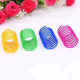Cat Spiral Spring,4 Pc Cat Creative Toy to Kill Time and Keep Fit Interactive Cat Toy Sturdy Heavy Plastic Spring Colorful Springs In Australia - Darrahopens