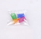 Cat Spiral Spring,4 Pc Cat Creative Toy to Kill Time and Keep Fit Interactive Cat Toy Sturdy Heavy Plastic Spring Colorful Springs In Australia - Darrahopens