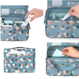 Toiletry Bag Travel Bag with Hanging Hook, Toiletry Organizer Water-resistant Makeup Cosmetic Bag Toiletries Bag In Australia - Darrahopens