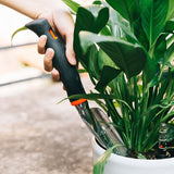 3 Pack Heavy Duty Gardening Tools Set Include Garden Shovel,Transplant Trowel and Hand Rake with Ergonomic Handle, Aluminum Alloy