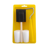 Paint Roller, Sponge Paint Brushes, High-Density Foam Refill 2",Small Finest Finish Paint Roller Kit for Chalk Painting Stenciling