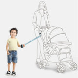 Anti Lost Wrist Link for Toddlers, Safety Toddler Leash, Child Leash, Wrist Leash for Babies and Kids, Children's Safety (2m,Blue)
