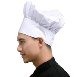 Chef Hat Adult Adjustable Elastic Baker Kitchen Cooking Chef Cap for Adult/Kids Floppy Baker Costume Pastry Chef Hat Kitchen