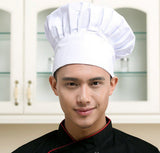 Chef Hat Adult Adjustable Elastic Baker Kitchen Cooking Chef Cap for Adult/Kids Floppy Baker Costume Pastry Chef Hat Kitchen