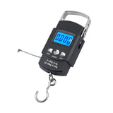 Fish Scale,Portable LCD Electronic Hand Scale Travel Hanging Fish Scale with 1m Ruler Tape Precision Steelyard Scales for Fishing