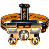 for Headwear Rechargeable Outdoor Riding Camping Fishing Strong Bald Head Light Shower Head Led Lights with Remote In Australia - Darrahopens