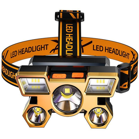 for Headwear Rechargeable Outdoor Riding Camping Fishing Strong Bald Head Light Shower Head Led Lights with Remote In Australia - Darrahopens