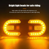 Bicycle Turn Signals Tail Lights Charging Brake Taillights with Wireless Remote Control High Brightness Beads Base Bracket Bike