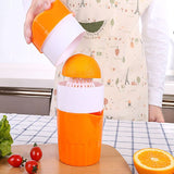 Hand Juicer Citrus Orange Squeezer Manual Lid Rotation Press Reamer for Lemon Lime Grapefruit with Strainer and Container In Australia - Darrahopens