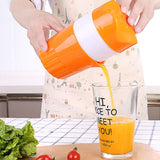Hand Juicer Citrus Orange Squeezer Manual Lid Rotation Press Reamer for Lemon Lime Grapefruit with Strainer and Container In Australia - Darrahopens