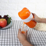 Hand Juicer Citrus Orange Squeezer Manual Lid Rotation Press Reamer for Lemon Lime Grapefruit with Strainer and Container In Australia - Darrahopens