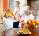 Hand Juicer Citrus Orange Squeezer Manual Lid Rotation Press Reamer for Lemon Lime Grapefruit with Strainer and Container