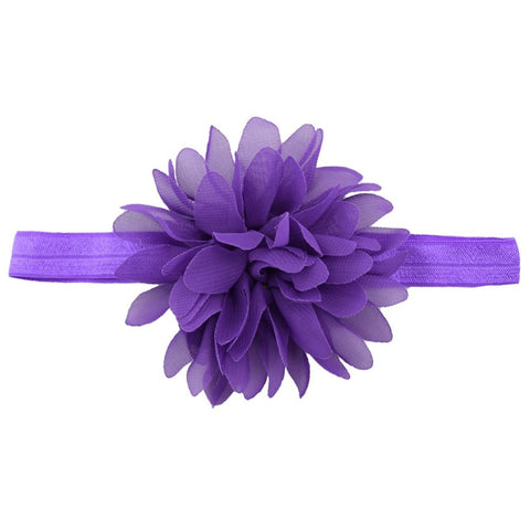 Flower Headbands Baby - Girls - Toddler Stretchy Elastic Pair Nylon Hair Band Hair Accessories for Newborns Infants Toddlers(2pcs)