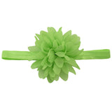 Flower Headbands Baby - Girls - Toddler Stretchy Elastic Pair Nylon Hair Band Hair Accessories for Newborns Infants Toddlers(2pcs)