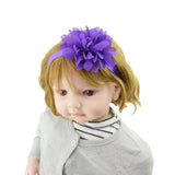 Flower Headbands Baby - Girls - Toddler Stretchy Elastic Pair Nylon Hair Band Hair Accessories for Newborns Infants Toddlers(2pcs)
