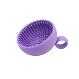 Silicone Makeup Brush Cleaner Bowl,Reusable Cosmetic Brush Cleaning Bowl, Easy To Use Silicone Makeup Brush Cleaning Mats In Australia - Darrahopens
