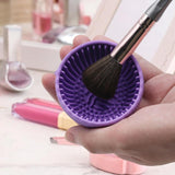 Silicone Makeup Brush Cleaner Bowl,Reusable Cosmetic Brush Cleaning Bowl, Easy To Use Silicone Makeup Brush Cleaning Mats In Australia - Darrahopens