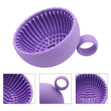 Silicone Makeup Brush Cleaner Bowl,Reusable Cosmetic Brush Cleaning Bowl, Easy To Use Silicone Makeup Brush Cleaning Mats In Australia - Darrahopens