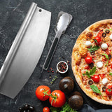 Cutter Stainless Steel with Plastic Sheath Sharp Chef's Slicer Quality Pizza Accessory for Cutting Perfect Portions Dough,Cakes In Australia - Darrahopens