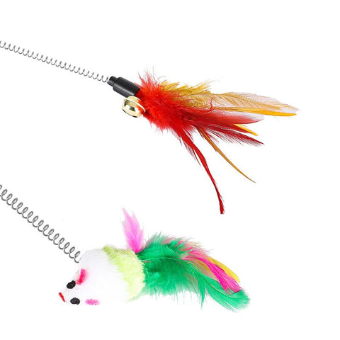 Self-Entertainment Cat Toys, Suitable for Cat Interaction & Stimulation, Cat Toys Matching Kittens (2pcs) In Australia - Darrahopens