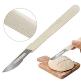 Bakers Lame Bread Score Tool Curve Bread Knife Dough Scoring Bread Slicer Tool with Handle Baking French Cutter For Bread Baker