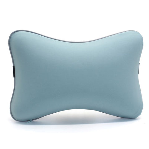 Car Headrest Pillow,Soft Comfortable Breathable Memory Foam Ergonomic Design Automotive Neck Pillow Cushion with Adjustable（Blue）