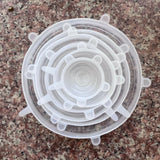 6pcs Reusable Silicone Stretch Lids - Food Huggers - Dishwasher, Microwave & Freezer Safe - Food Grade Reusable Bowl Covers In Australia - Darrahopens