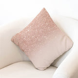 Rose Gold Pillowcase Polyester Pillow Case Home Sofa Throw Pillow Cover Short Plush Velvet Bed Decoration(2pcs)（Pillow case only） In Australia - Darrahopens